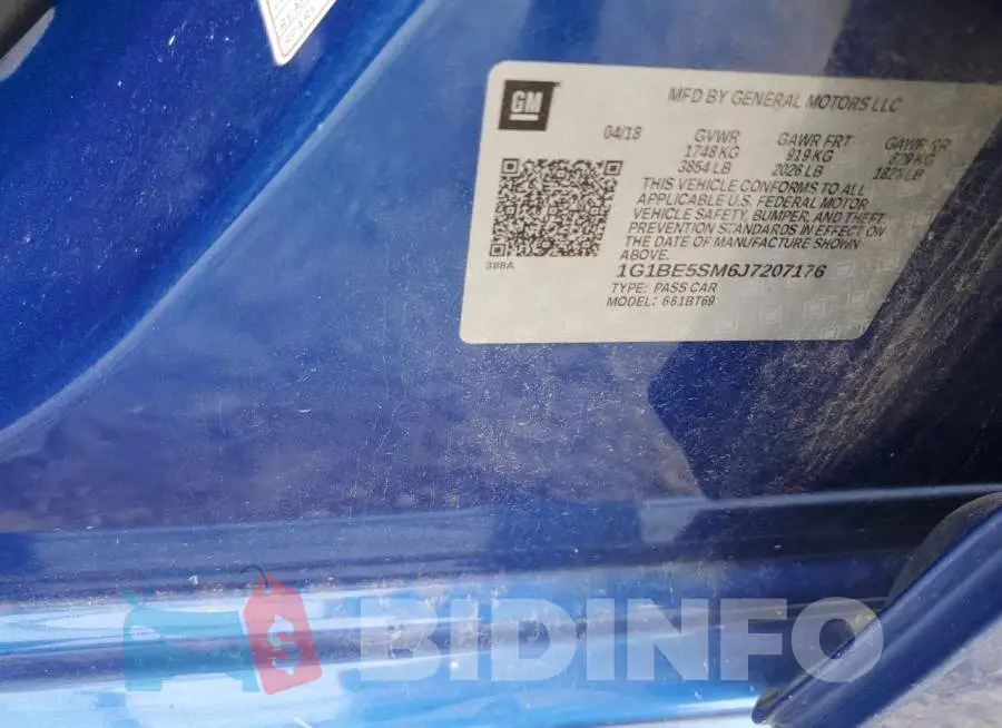 1G1BE5SM6J7207176 Photo# 12