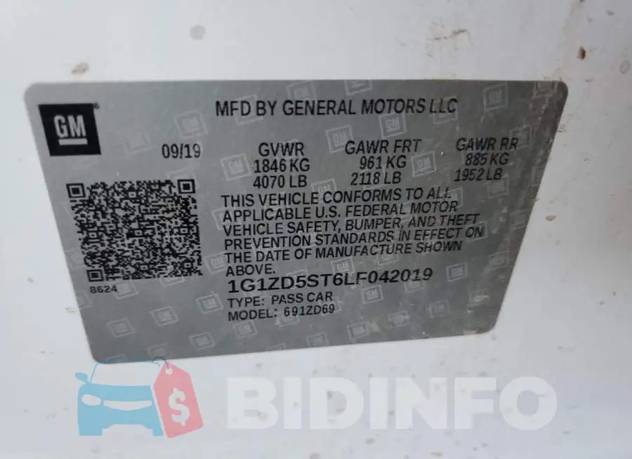 1G1ZD5ST6LF042019 Photo# 13