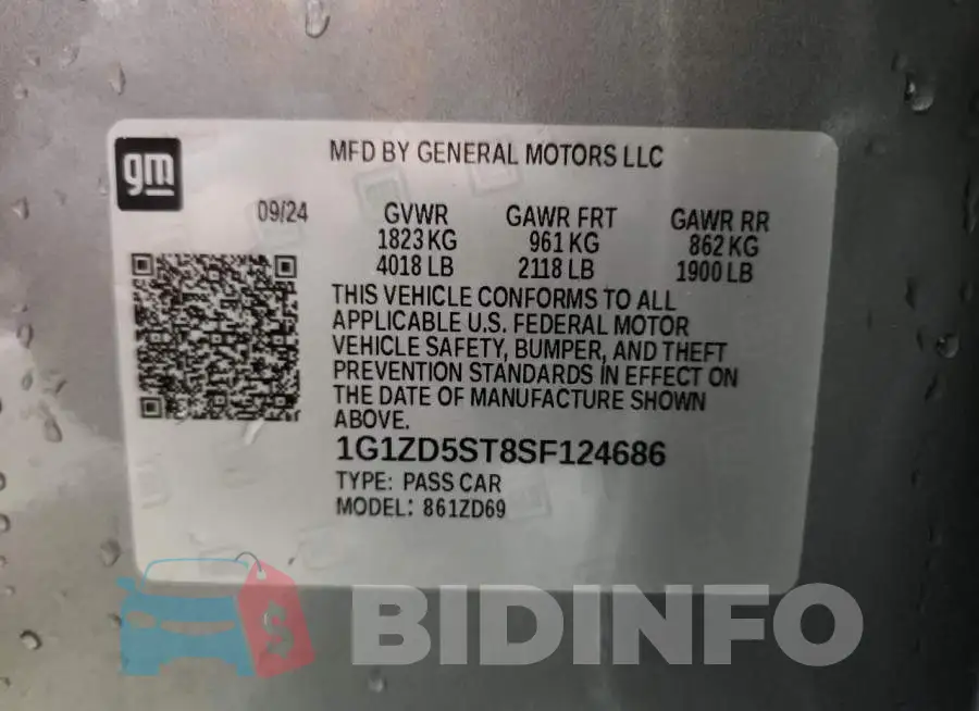 1G1ZD5ST8SF124686 Photo# 12