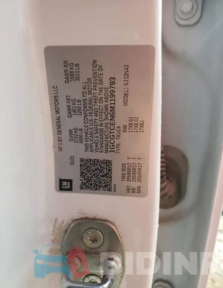 1GCGTCEN6M1199793 Photo# 12