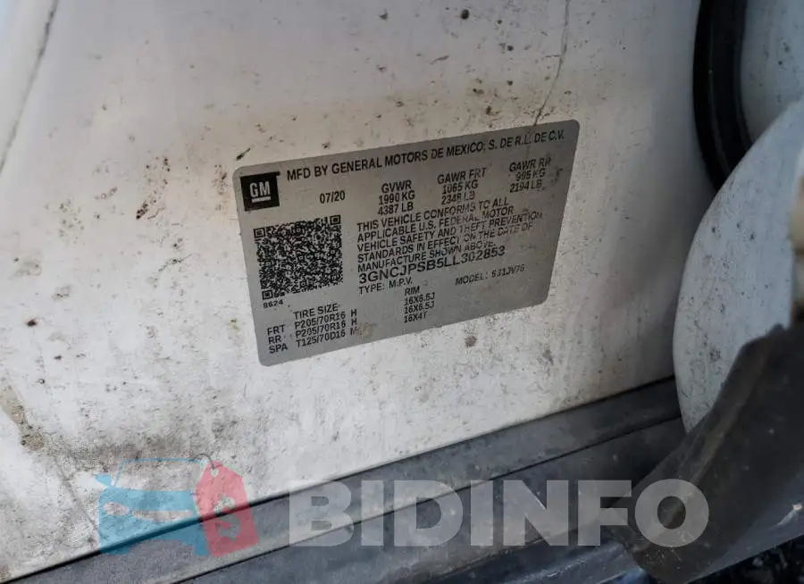 3GNCJPSB5LL302853 Photo# 14