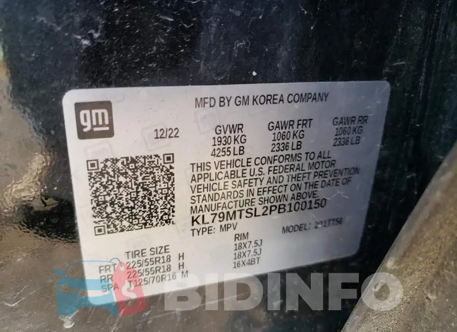 KL79MTSL2PB100150 Photo# 13