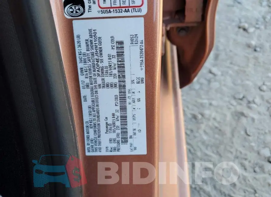 3FADP4EJ5HM110501 Photo# 12