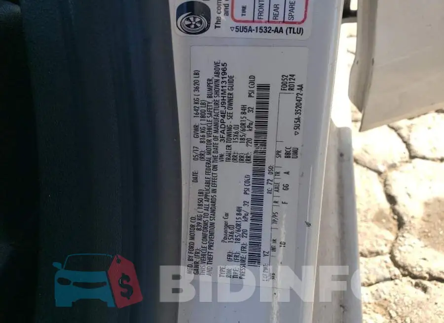 3FADP4EJ9HM131965 Photo# 12