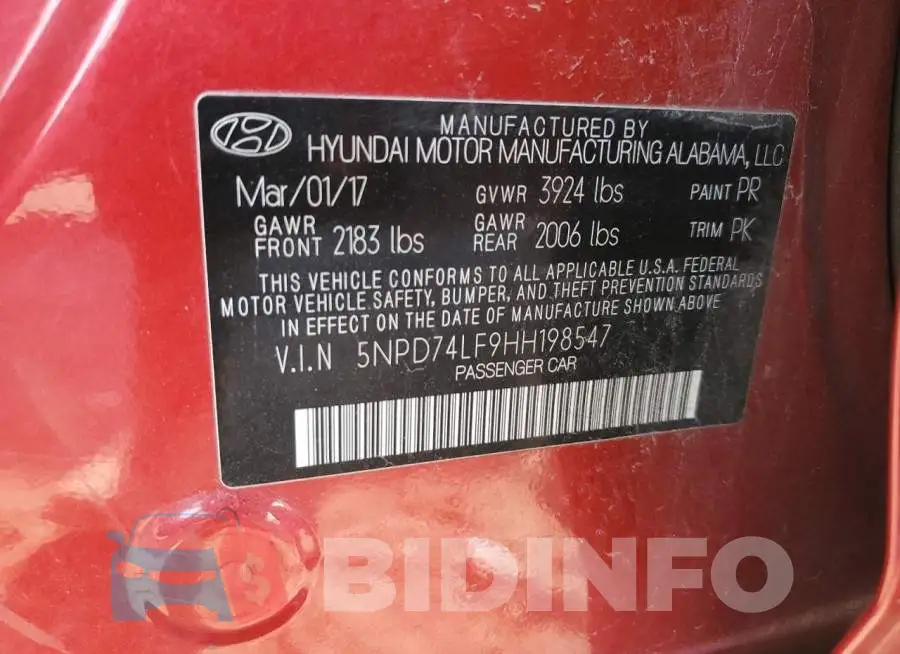 5NPD74LF9HH198547 Photo# 12