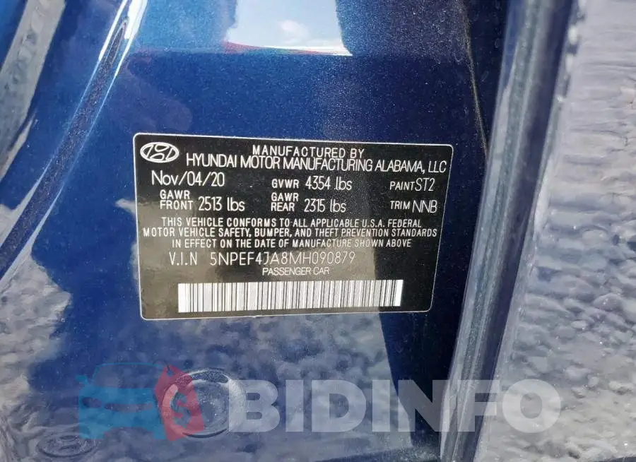 5NPEF4JA8MH090879 Photo# 13