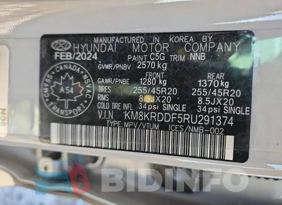 KM8KRDDF5RU291374 Photo# 14