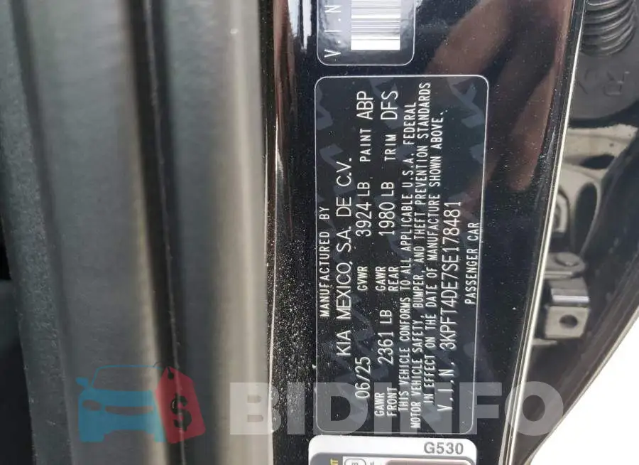 3KPFT4DE7SE178481 Photo# 12