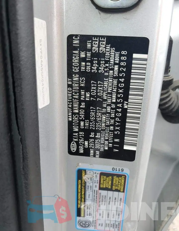 5XYPG4A55KG452888 Photo# 13