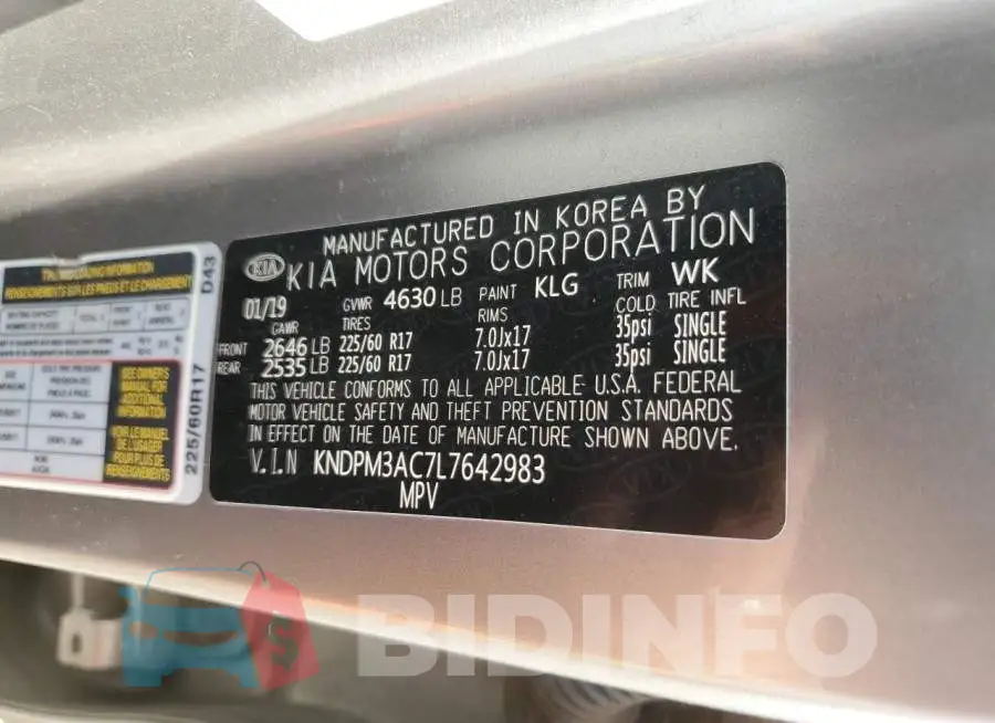 KNDPM3AC7L7642983 Photo# 12