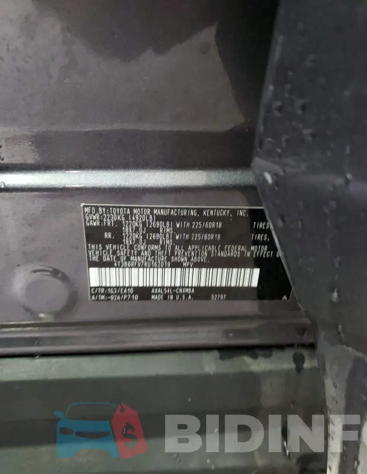 4T3B6RFV7RU162019 Photo# 14