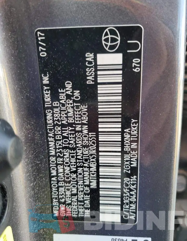 NMTKHMBX5JR025511 Photo# 12