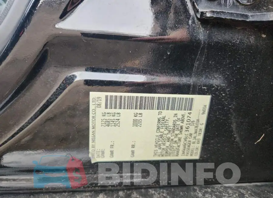 1N4AA6CV6LC361074 Photo# 12
