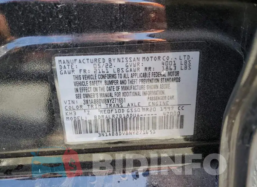 3N1AB8DV8NY271651 Photo# 13