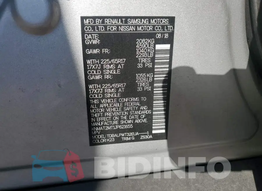 KNMAT2MT1JP621655 Photo# 14