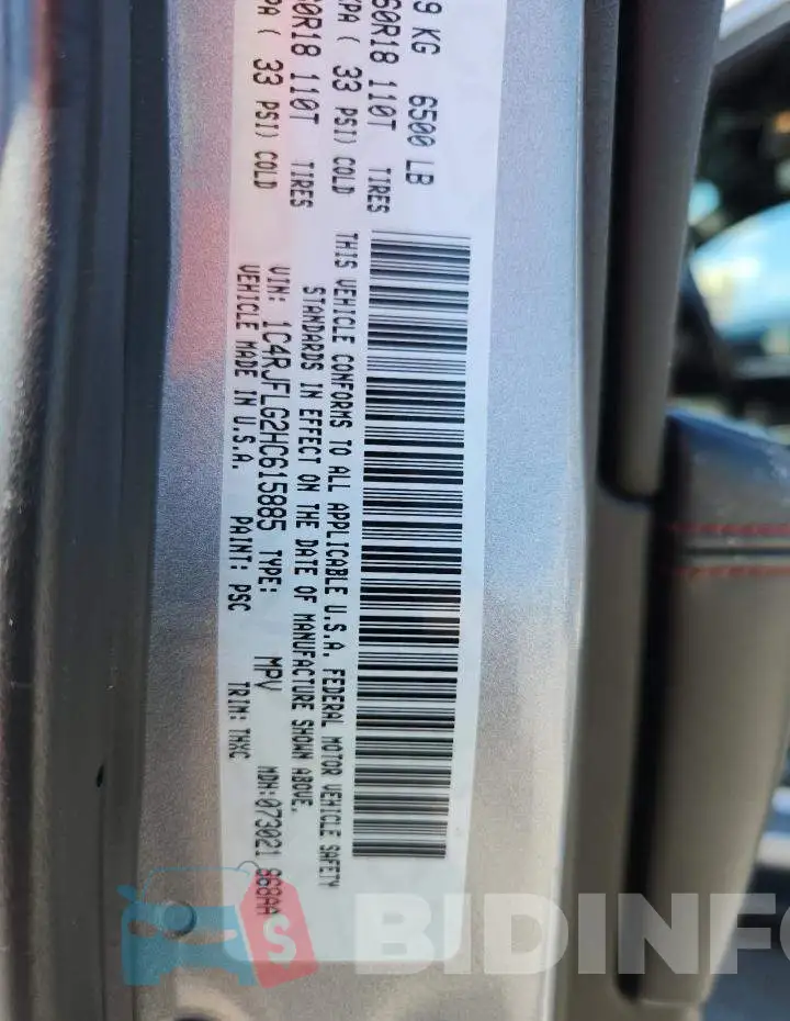 1C4RJFLG2HC615885 Photo# 12