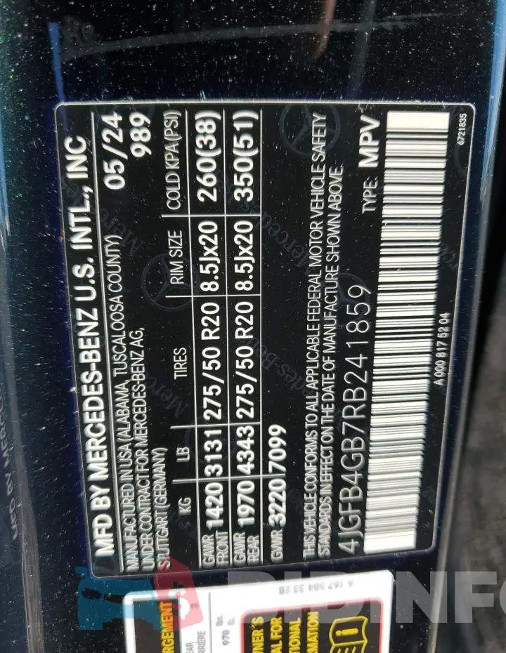 4JGFB4GB7RB241859 Photo# 14