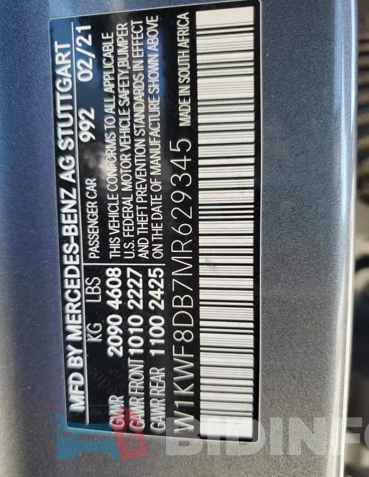 W1KWF8DB7MR629345 Photo# 12
