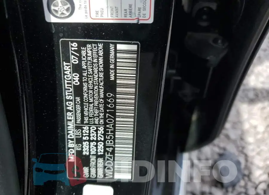WDDZF4JB5HA071669 Photo# 12