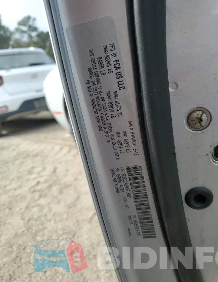 2C3CDZAG2KH715821 Photo# 12