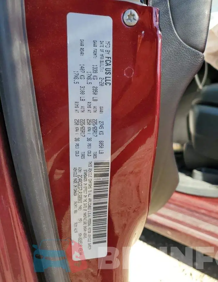 2C4RDGEG7LR168903 Photo# 13