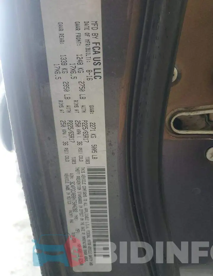 3C4PDCAB8HT504282 Photo# 13