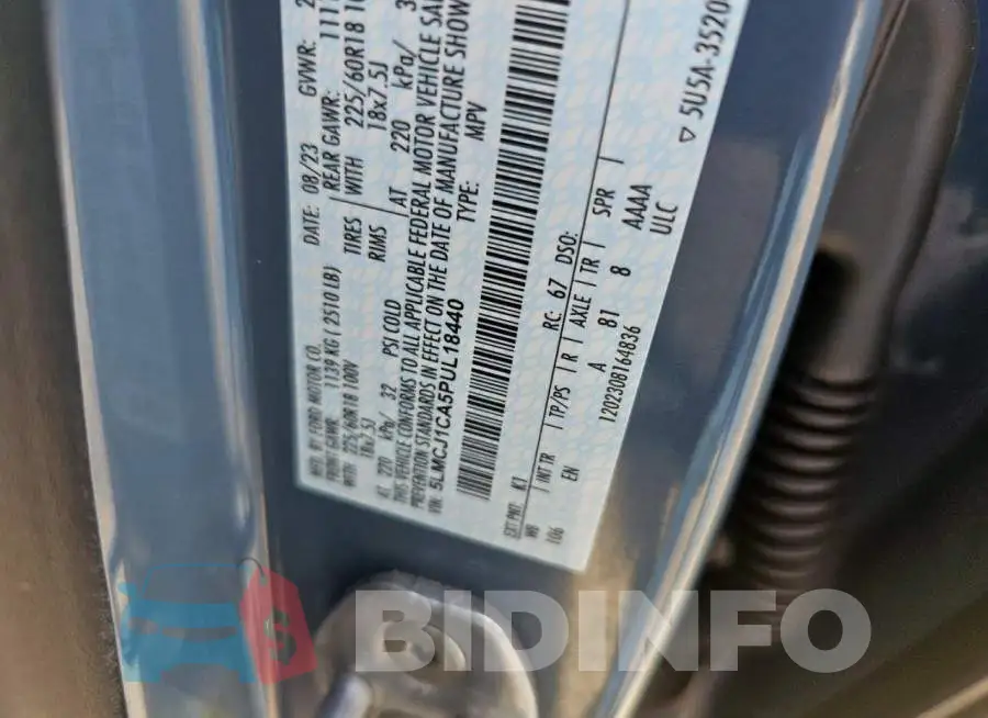 5LMCJ1CA5PUL18440 Photo# 10