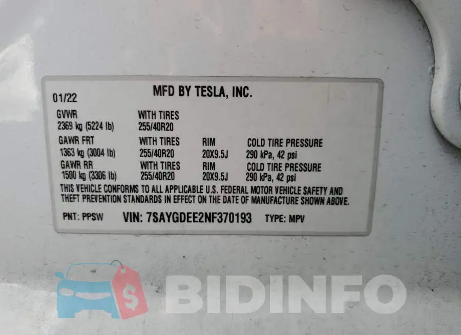 7SAYGDEE2NF370193 Photo# 13