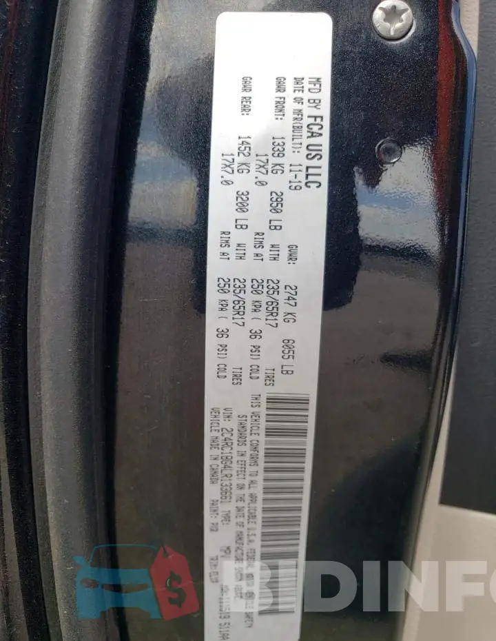 2C4RC1BG4LR133661 Photo# 12
