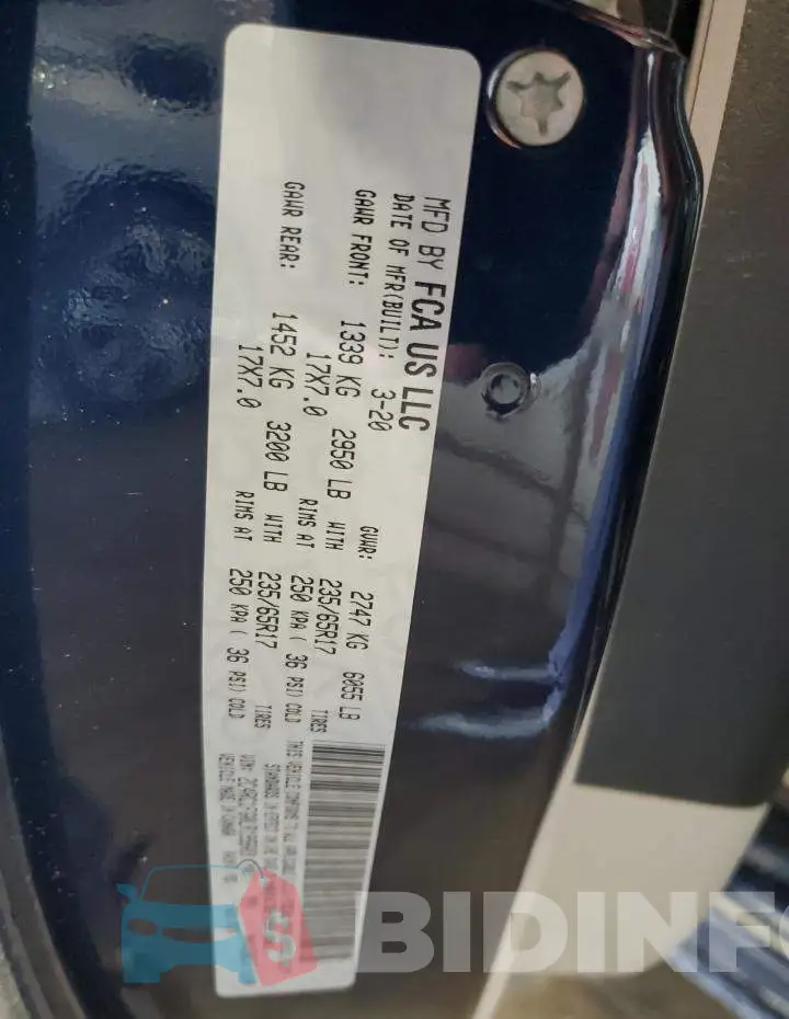 2C4RC1FG0LR195603 Photo# 13