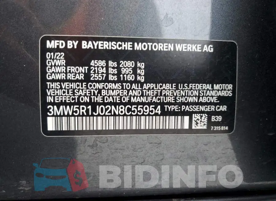 3MW5R1J02N8C55954 Photo# 12