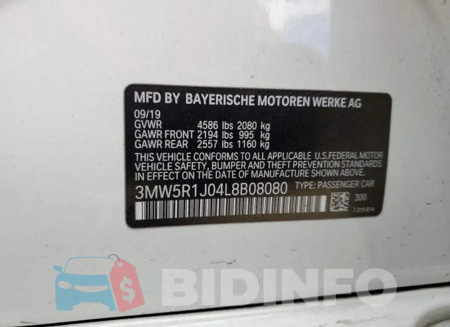 3MW5R1J04L8B08080 Photo# 13