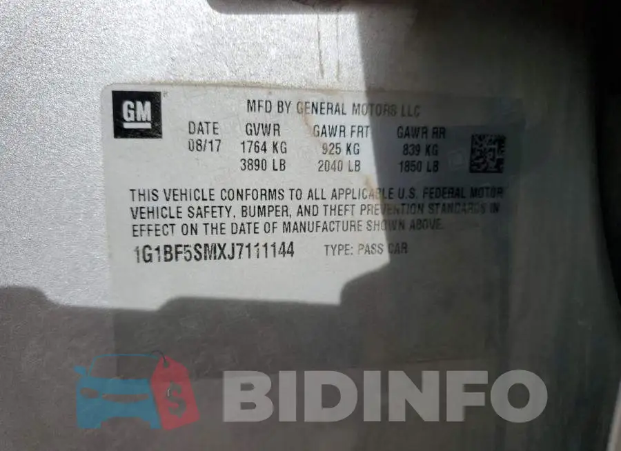 1G1BF5SMXJ7111144 Photo# 13