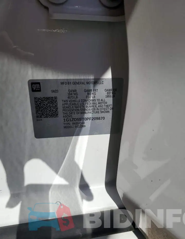 1G1ZD5ST0PF209870 Photo# 12