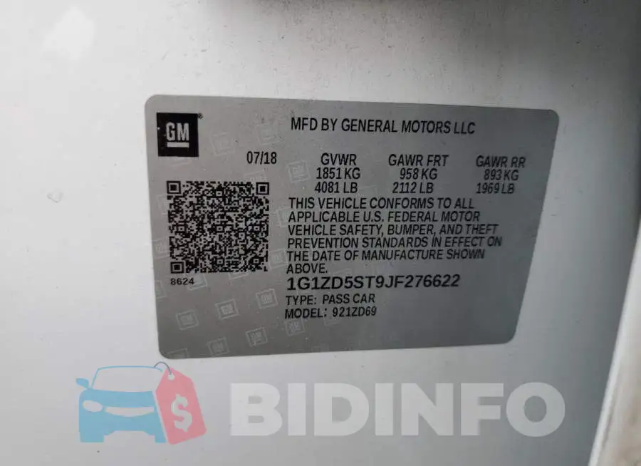 1G1ZD5ST9JF276622 Photo# 12