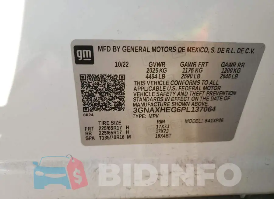 3GNAXHEG6PL137064 Photo# 13