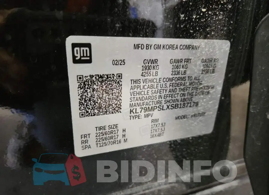 KL79MPSLXSB187179 Photo# 13