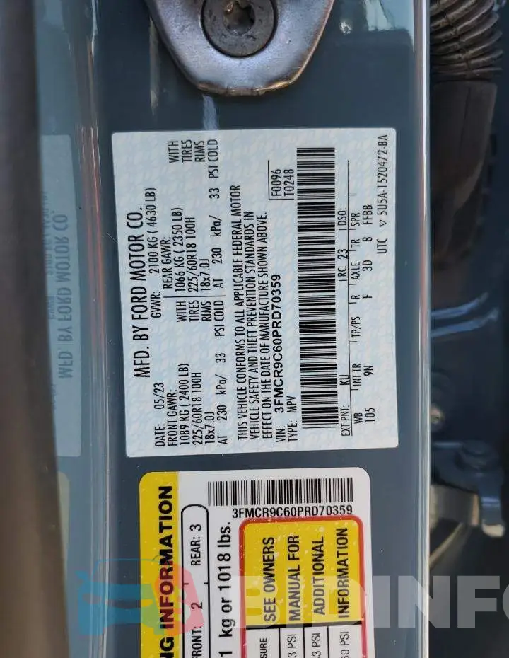 3FMCR9C60PRD70359 Photo# 13