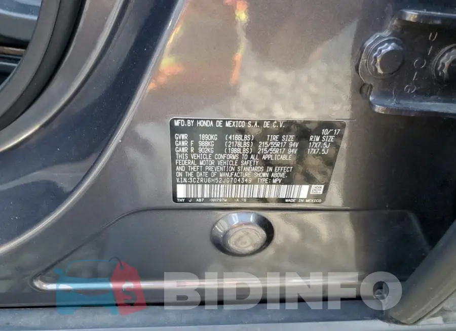 3CZRU6H52JG704349 Photo# 12