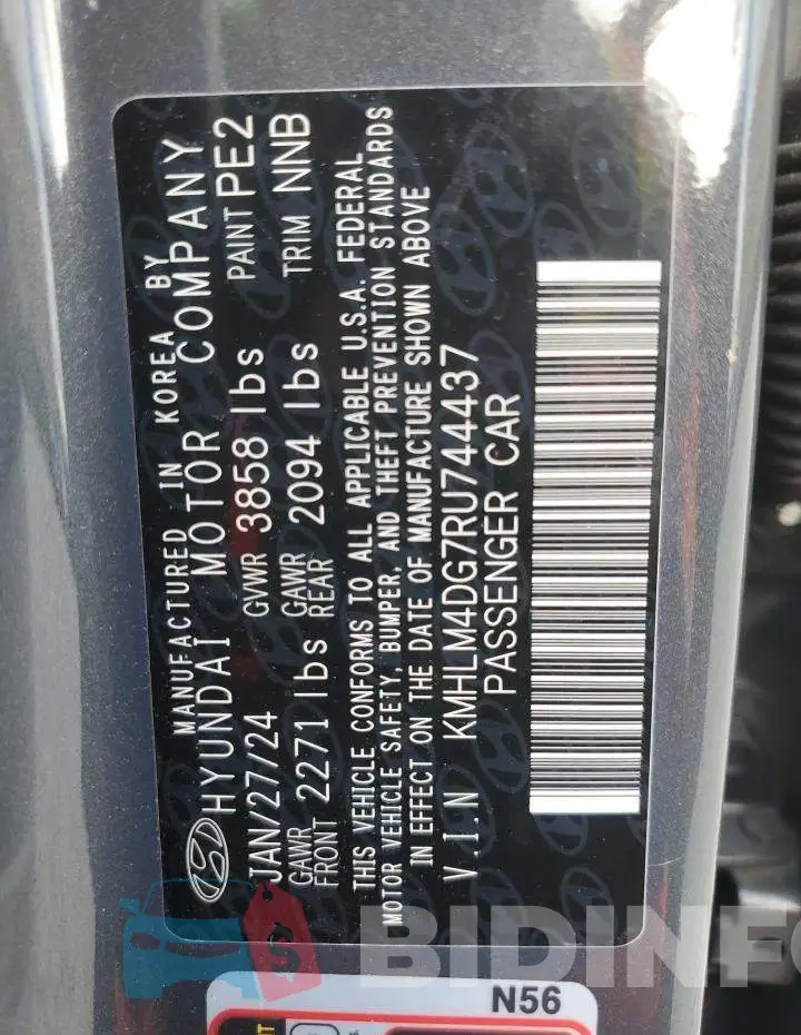 KMHLM4DG7RU744437 Photo# 13