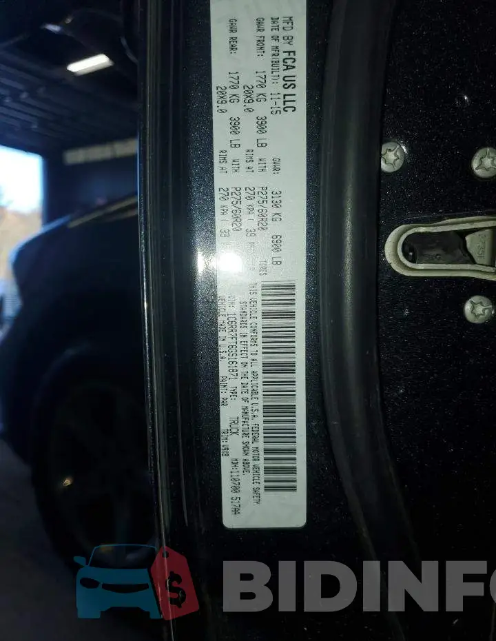 1C6RR7FT6GS161871 Photo# 13