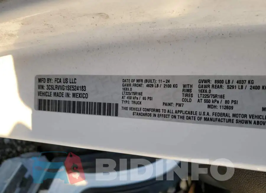 3C6LRVVG1SE524183 Photo# 13
