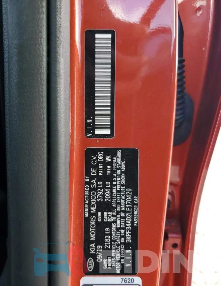 3KPF34AD2LE170429 Photo# 12