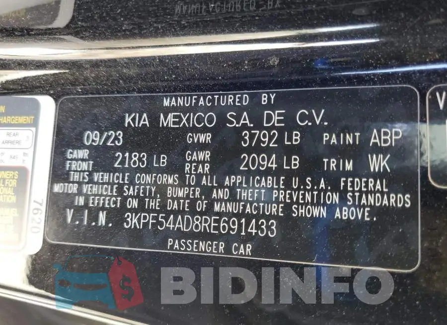 3KPF54AD8RE691433 Photo# 13