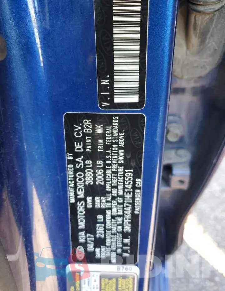 3KPFK4A71HE145591 Photo# 12