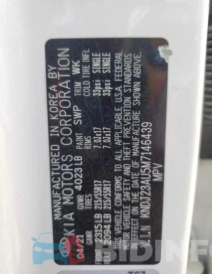 KNDJ23AU5M7146439 Photo# 13