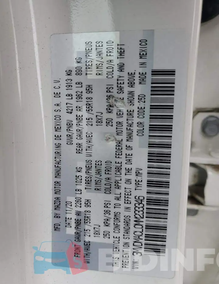 3MVDMACL0MM233346 Photo# 13
