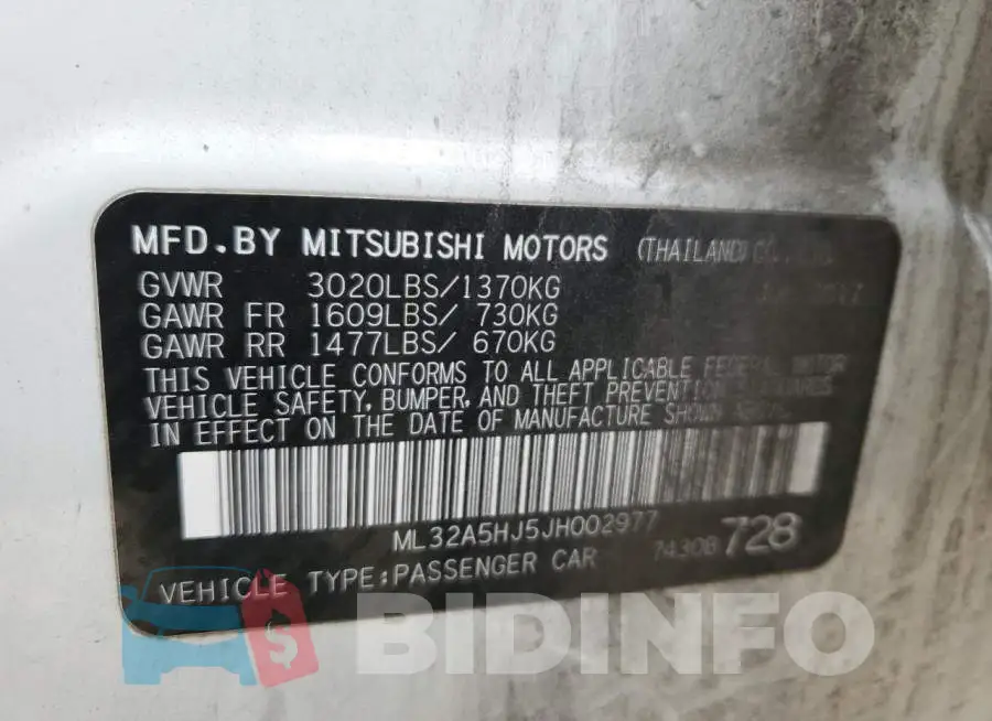 ML32A5HJ5JH002977 Photo# 12