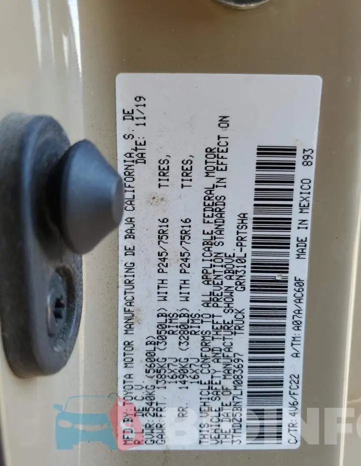 3TMDZ5BN7LM083697 Photo# 12