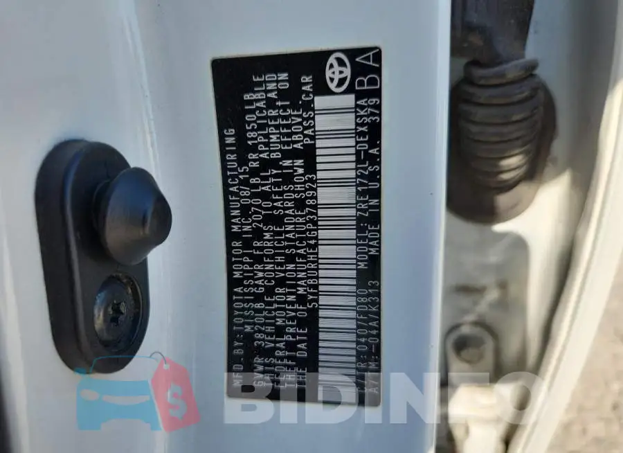 5YFBURHE4GP378923 Photo# 12
